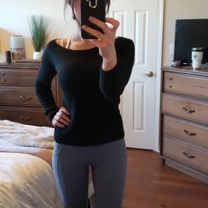 American Eagle Boat Neck Detailed Sweater